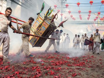 Firecrackers time on the road