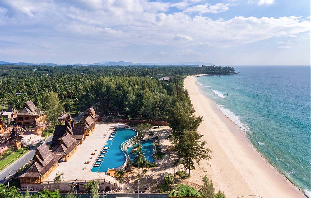 Santhiya Phuket Natai is a beachfront hotel with swimming pool