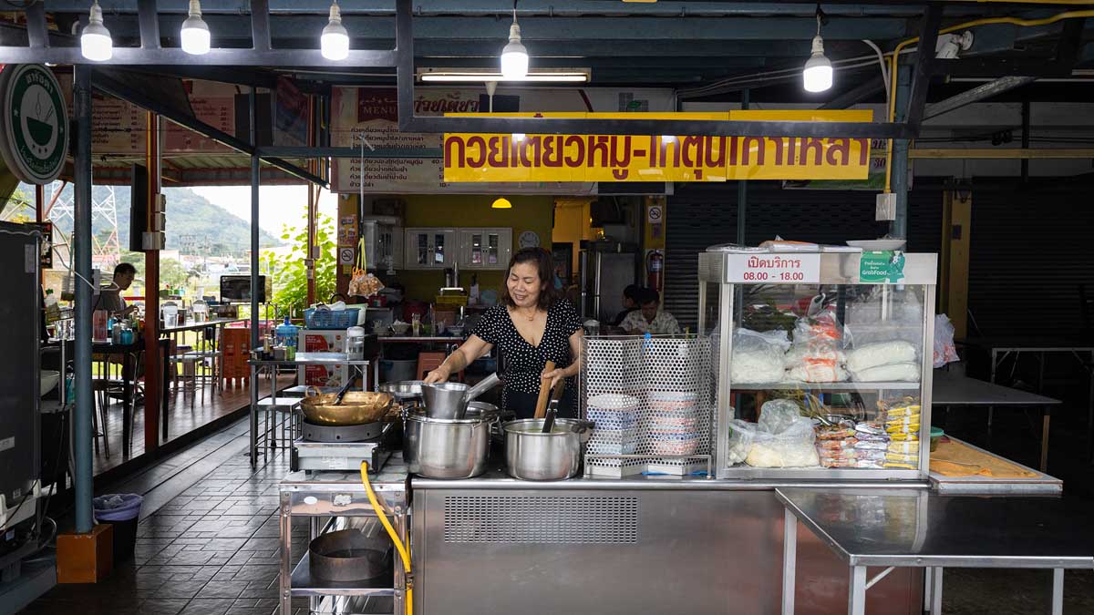 The popular street food in Phuket