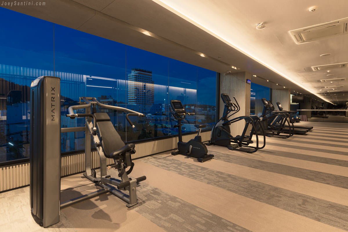 Fitness machines at fitness center