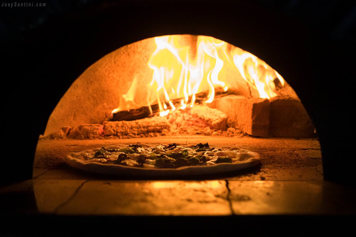 Showing a orange flames and dark